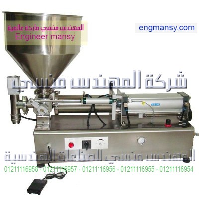 ماكينة تعبئة حجمية للسوائل العادية و اللزجة في عبوات